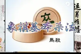 棋友必备常识，象棋中马的杀法你知道有几种吗？视频封面