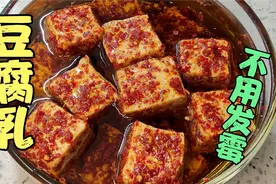 想吃豆腐乳不用买，简单0失败的做法，10天就能吃＃冬季美食视频封面