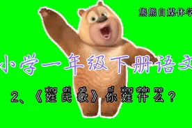 小学一年级下册语文《姓氏歌》课文朗读视频封面