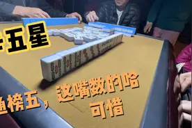 湖北孝感卡五星，下雨工友休息打麻将，两家清一色，一家碰碰胡视频封面