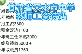 甘肃省天水市中学教师工资待遇
20年教龄视频封面