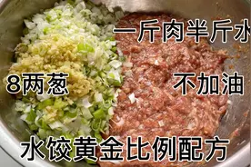 1斤肉半斤水，饺子馆水饺馅配方，这个比例我一定要分享给你，香视频封面