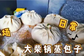 北京一家在东北林场的日常：重启大柴锅，农家小菜蒸包子～视频封面