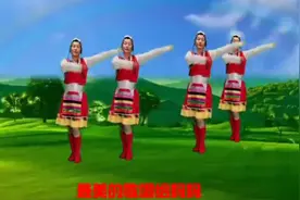 藏族广场舞《最美歌献给妈妈》天籁之音，好听好看，醉人醉心视频封面
