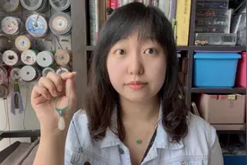 一位妈妈送女儿的生日礼物，和田玉结合绳艺，时尚复古两不误，美视频封面