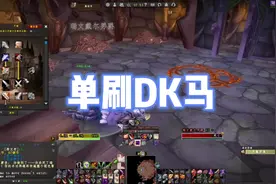 魔兽世界:你们眼馋DK的坐骑多久了？20分钟单刷瑞文戴尔男爵视频封面