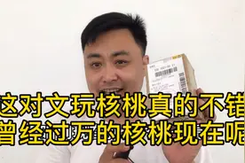 这对文玩核桃闷尖白狮子，曾经过万的核桃现在的价格你知道多少吗视频封面