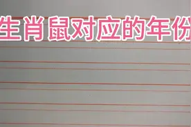 生肖鼠对应的年份视频封面