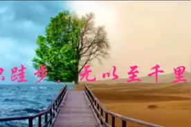 人生如逆水行舟，不进则退视频封面