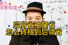 服装制版制作后片肩省如何转移，袖窿省怎么合并到领省@今日头条视频封面