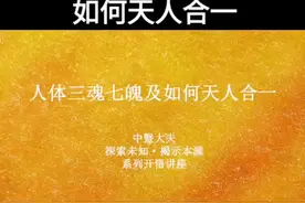 人体三魂七魄及如何天人合一视频封面