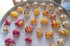 面点师教你做网红果蔬卡通包，制作步骤，简单易学，漂亮！视频封面