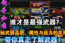 【爆枪突击】新手必看:带你真正了解武器!