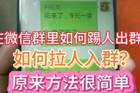 在微信群里如何踢人出群？如何拉人入群？方法简单实用，老人快试视频封面