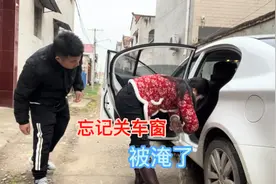 安娜妈忘记关车窗，晚上大暴雨，车箱被水泡，差点没报废！视频封面