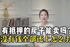 有抵押的房子能卖吗？没有钱全部还上怎么办？桃姐告诉你视频封面