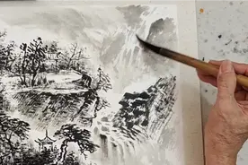 在写意山水画中亭台楼阁的作用及具体画法视频封面