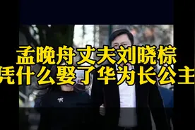 孟晚舟丈夫刘晓棕凭什么赢得华为长公主芳心？视频封面