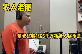 农人老肥星光总数1亿5千万折合人民币是多少？来听听他是怎么说的视频封面