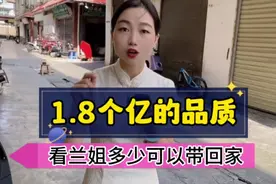 1.8个亿的帝王紫#翡翠原石 看兰姐多少可以带回去视频封面