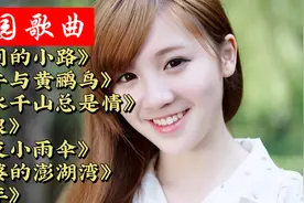 校园歌曲《乡间的小路》《蜗牛与黄鹂鸟》踏浪》一支小雨伞》童年