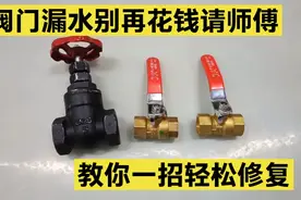 不管哪种阀门漏水，今天教你一招轻松修复，以后别再花钱请师傅！视频封面