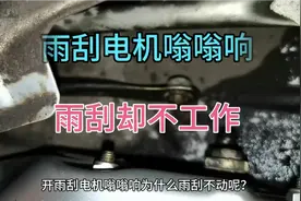 雨刮电机嗡嗡响，雨刮却不动？