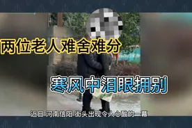 河南信阳：分居两地儿子家的老夫妻，寒风中泪眼拥别，令人心酸视频封面