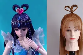 精灵梦叶罗丽，王默发型教程