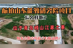 青岛崂山江家土寨的山东能源研究院项目咋样了？会跟蓝谷有联动吗视频封面