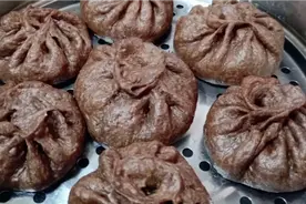 减肥期间不可错过的全荞麦面包子，皮薄馅多，无糖低脂饱腹感强