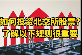 想要买卖北交所股票需要了解的规则视频封面