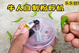 牛人自制家用小型粉碎机视频封面