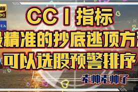 CCⅠ指标最精准的抄底逃顶方法，可以选股预警排序，多数没见过的视频封面