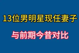 13位男明星的现任妻子和前妻今昔对比。