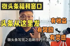 微头条发布方式有技巧！这样发不仅有收益还有平台奖励，最高有1w视频封面