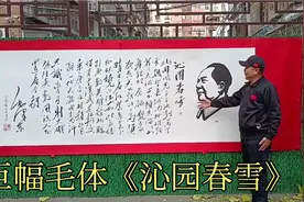 闫思森巨幅毛体作品《沁园春•雪》视频封面
