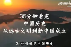 35分钟看完中国历史 从远古文明到新中国成立视频封面