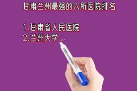 甘肃兰州最强的六所医院排名视频封面