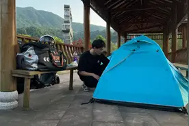 福建莆田小伙摩旅进藏，两天500公里到达江西，抚州资溪县露营视频封面