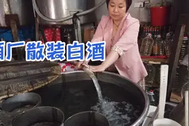 华子去老酒厂打散装白酒，4.5一斤，打了46斤207块钱，闻着真香视频封面