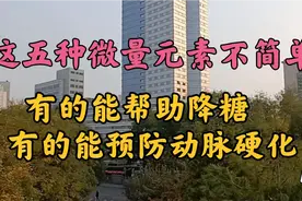 这五种微量元素，有的能帮助降糖，有的能预防动脉硬化视频封面