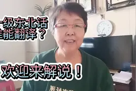 东北土话十级！有没有能翻译的？能听懂的都是东北人吧？视频封面
