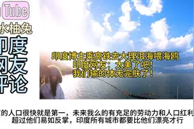印度博主乘高铁去大理洱海喂海鸥，印度网友：我们输的体无完肤了视频封面