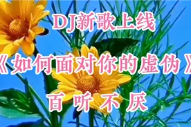 DJ新歌上线《如何面对你的虚伪》旋律忧伤歌声深情入心超级好听视频封面