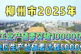 柳州市到2025年，工业产值突破10000亿，地区生产总值达到5000亿视频封面