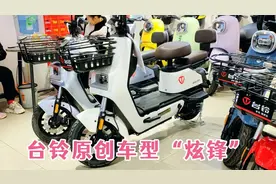 台铃自主原创车型“炫锋”，车子享双倍质保，坐凳还可以前后调节视频封面