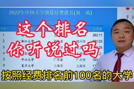 哪些大学最有钱？按预算经费我国最强100所双一流大学这样排名！视频封面