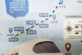 汉巴南高铁汉中至巴中段，最新进展情况来啦！视频封面