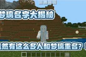 我的世界：梦璃名字的由来。这个名字竟是浏览器搜的？！视频封面